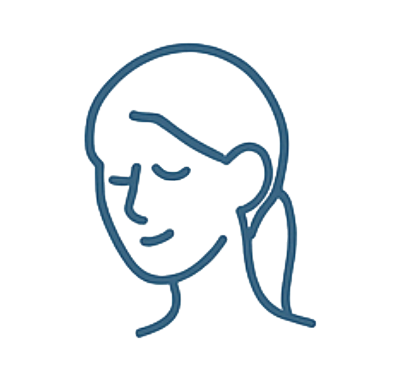 お顔も頭も小さく 偏頭痛改善